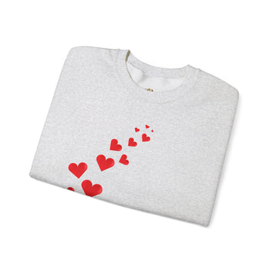 You are Enough Hearts Love Sweatshirt - Unisex Heavy Blend Crewneck, Gift for Him Her, Ultimate Comfort, Every Season, Unisex Sweatshirt - NOTALIFY