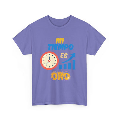 Mi Tiempo Es Oro Spanish Productivity T-Shirt | Time Management Motivational Tee | Entrepreneur Shirt | Focus and Hustle Shirt | Unisex