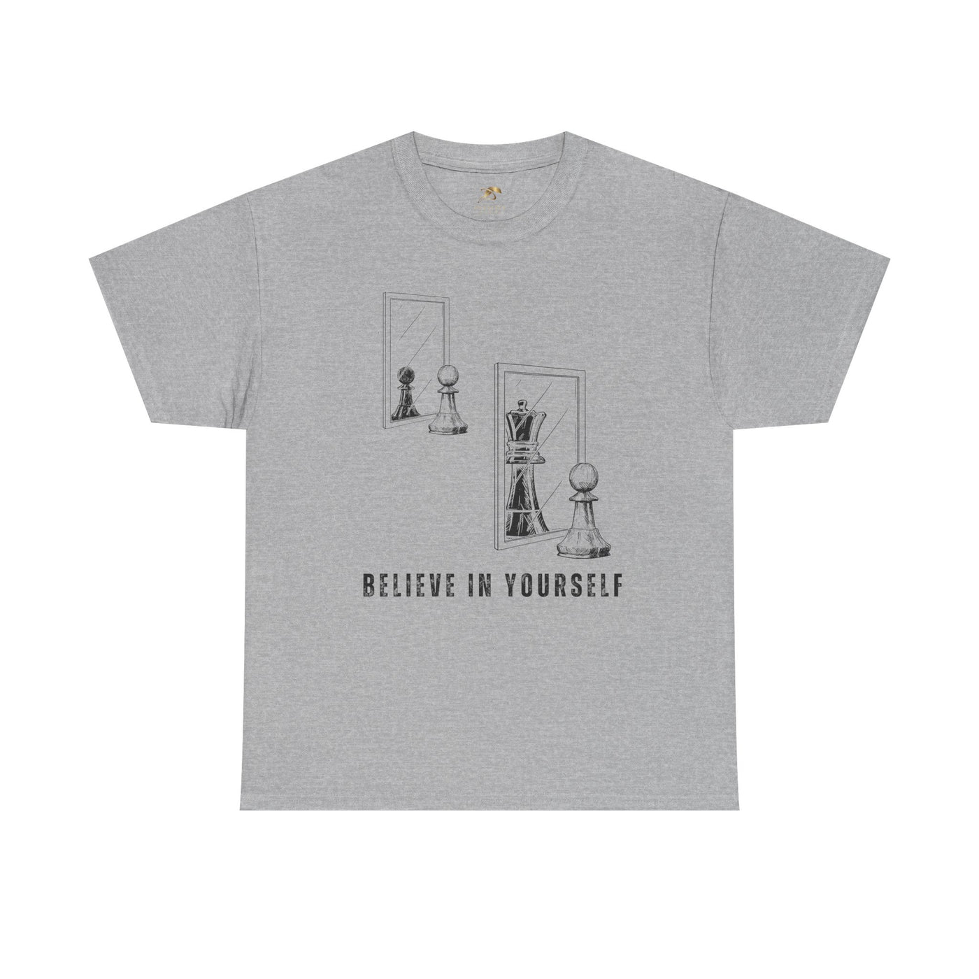 Believe in Yourself. Chess Pawn to King Reflection Tee | Inspirational Self-Esteem Tee | Motivational Shirt | Growth Mindset Gift | Unisex