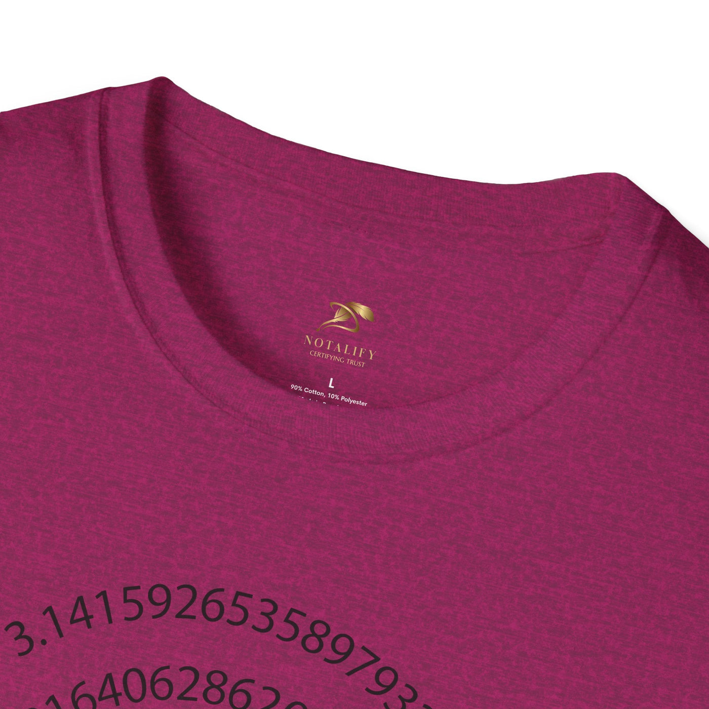 Pi Day Unisex Softstyle T-Shirt, Math Geek Gift, Irrationally Awesome 