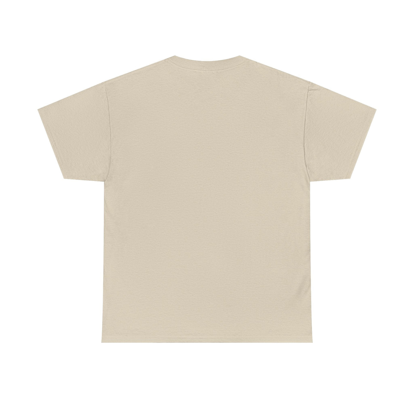 Unisex beige t-shirt with "Be Kind, Rewind Often" retro design; 90s nostalgia vibe, classic fit.