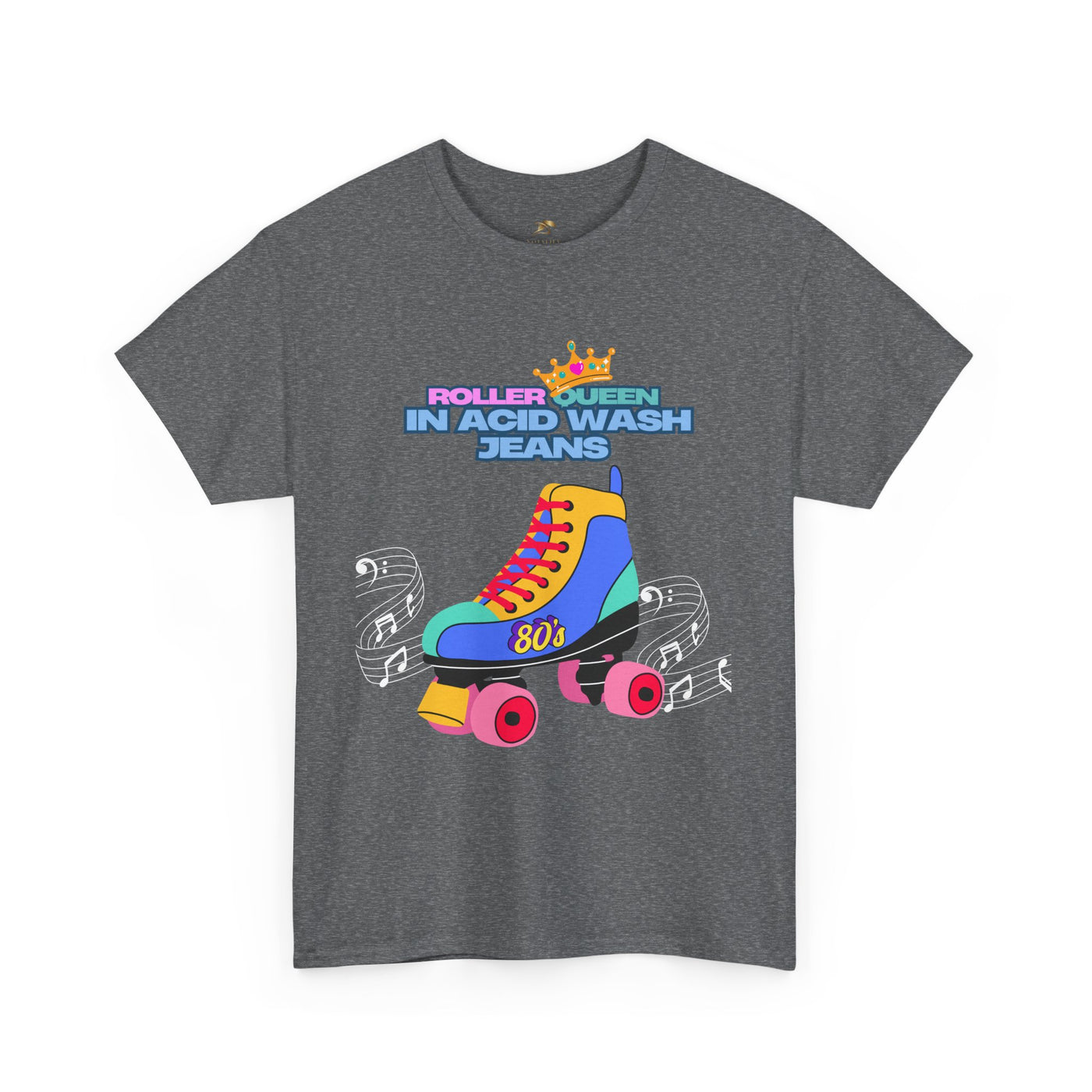 Roller Queen in Acid Wash Tee, Vintage Roller Skating Shirt, Retro 80s Graphic Tee, Unisex Graphic T-Shirt, Roller Derby Shirt, Roller Disco - NOTALIFY