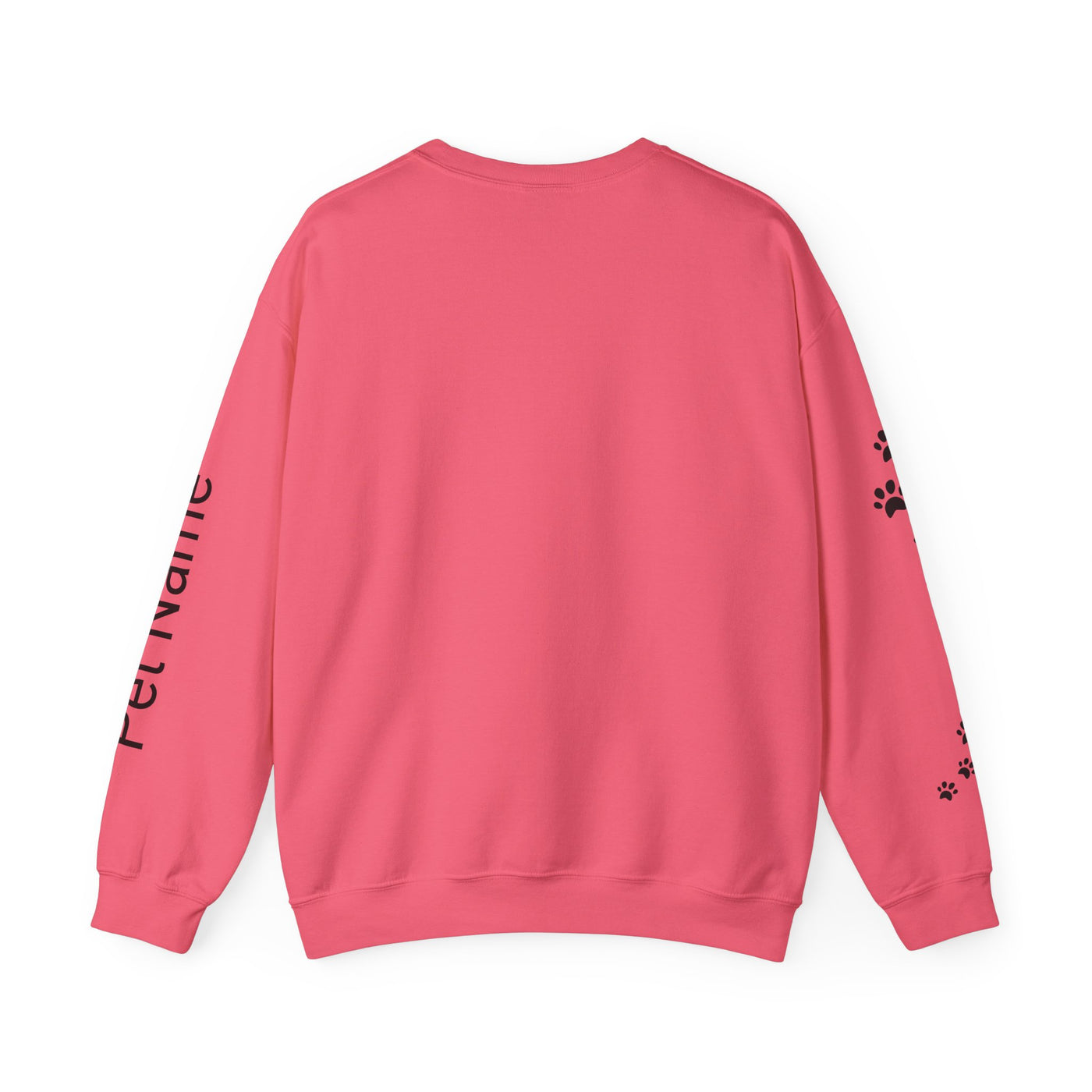 Damatian Dog Lover Sweatshirt, Pet's Name Personalized Gift Idea, Frenchie Dog Owner Apparel, Custom Dog Paw Print Jumper, Comfy Crewneck