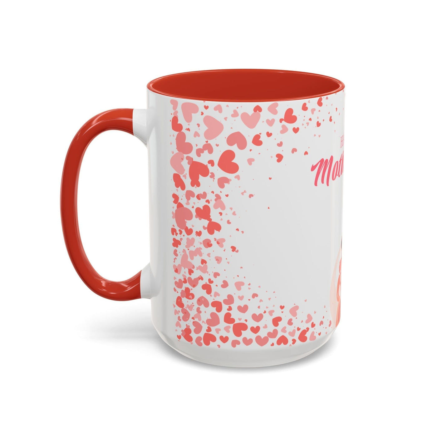 Cute Hearts Mug – Mother's Day Gift for Mom, Tea & Coffee Cup