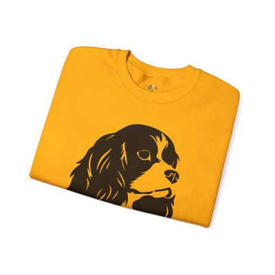 Cocker Spaniel Sweatshirt, Pet's Name Personalized Gift Idea, Cocker Spaniel Dog Owner Apparel, Custom Dog Paw Print Jumper, Comfy Crewneck - NOTALIFY