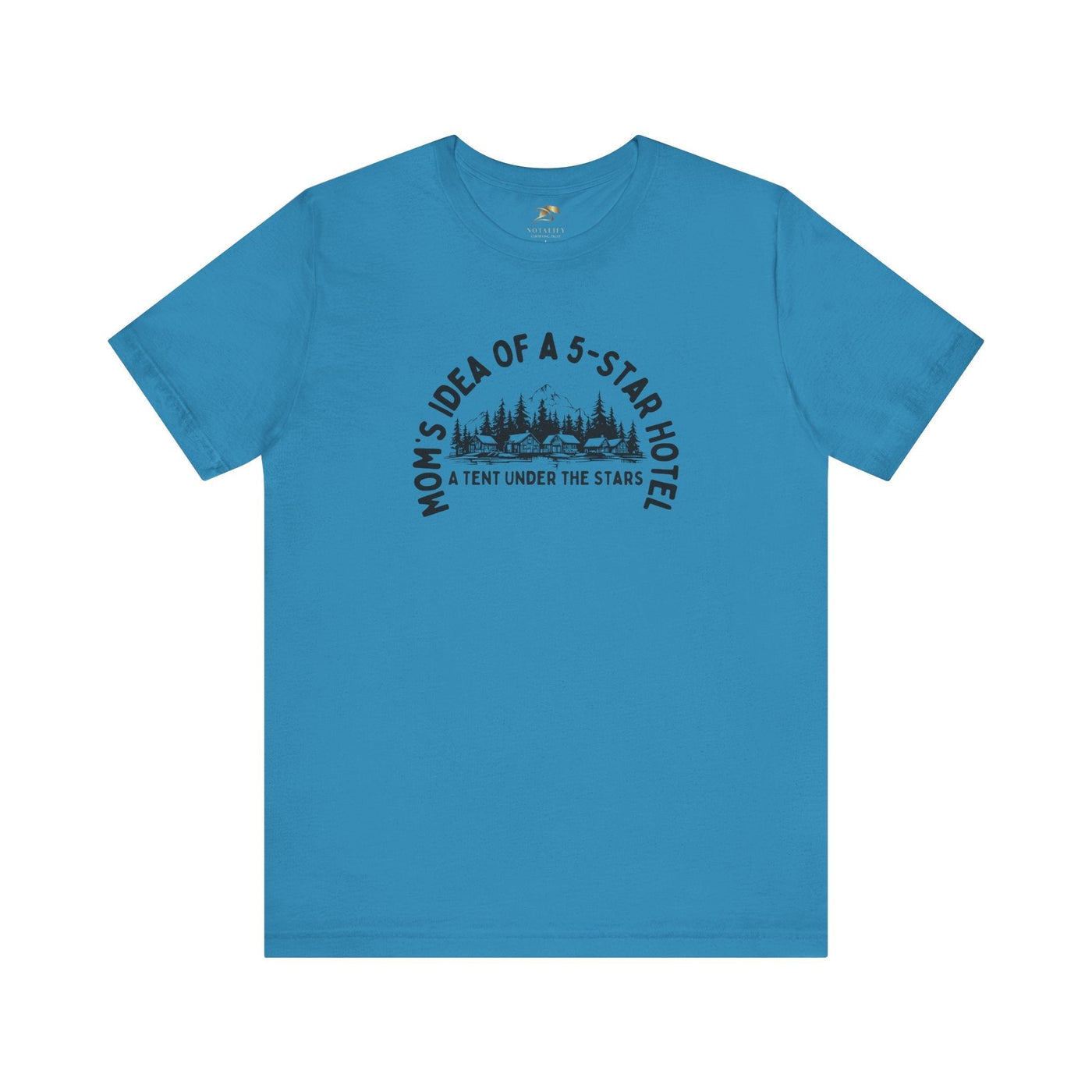 Mom's 5-Star Hotel Camping Tee, Unisex Comfort Shirt, Nature Lover Gif