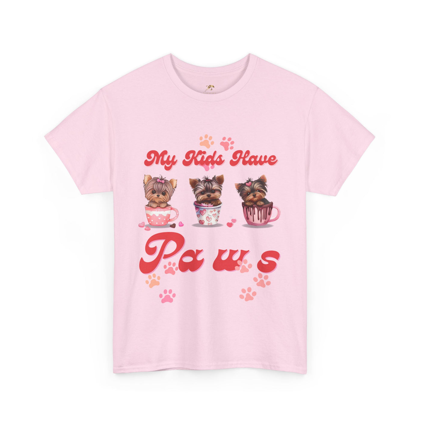 Dog Lover Unisex Tee, Animal Parent Tshirt, My Kids Have Paws Shirt, Cute Puppy Graphic Tee, Pet Owner Gift, Casual Dog Mom Dad Top - NOTALIFY