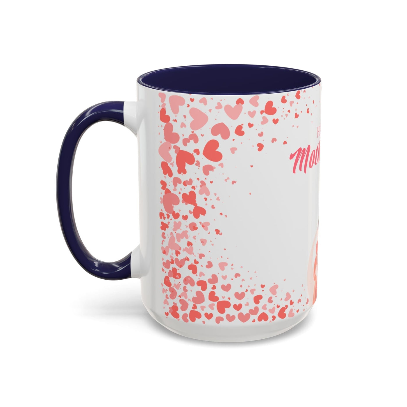 Cute Hearts Mug – Mother's Day Gift for Mom, Tea & Coffee Cup
