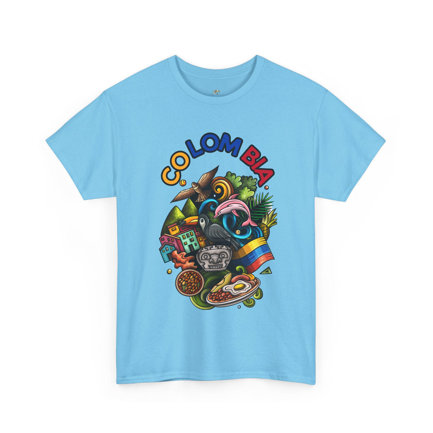 Colorful Unisex Heavy Cotton Tee with Joyful Message, Fun T-Shirt, Casual Wear, Gift for Friends, Summer Vibes, Festival Apparel - NOTALIFY