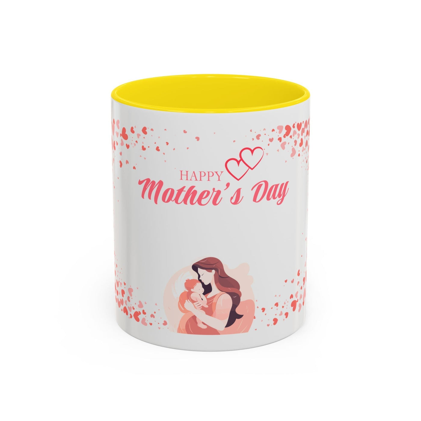 Cute Hearts Mug – Mother's Day Gift for Mom, Tea & Coffee Cup