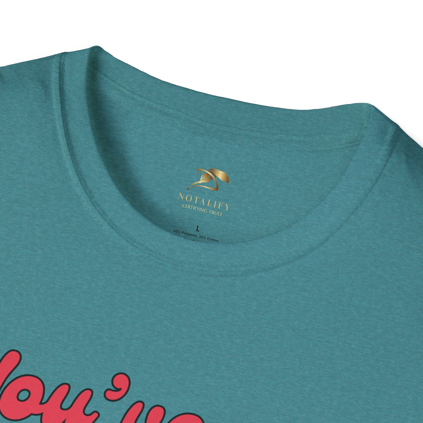 Heart Graphic Tee, Valentine's Day T-Shirt, Love Quote Shirt, Unisex Softstyle Top, Heart Design Tee, Valentine's Day Gift - NOTALIFY