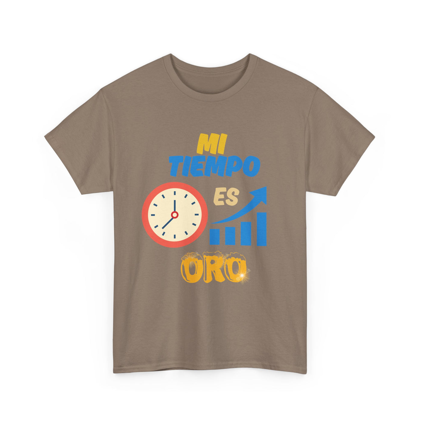 Mi Tiempo Es Oro Spanish Productivity T-Shirt | Time Management Motivational Tee | Entrepreneur Shirt | Focus and Hustle Shirt | Unisex