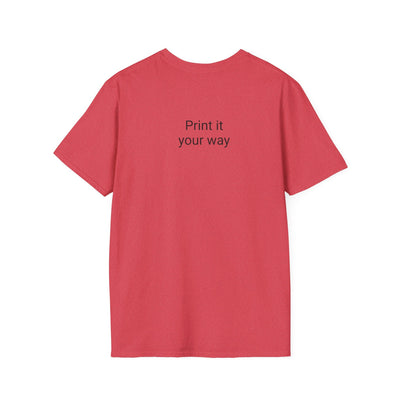 Pi Day Unisex Softstyle T-Shirt, Math Geek Gift, Irrationally Awesome 