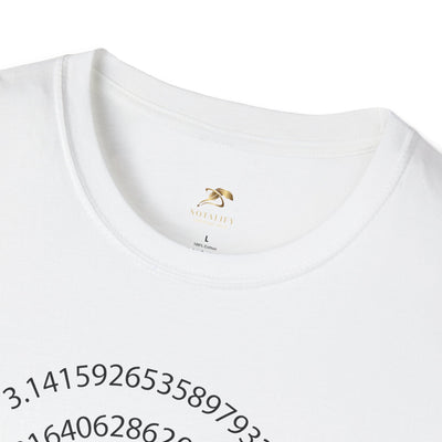 Pi Day Unisex Softstyle T-Shirt, Math Geek Gift, Irrationally Awesome 