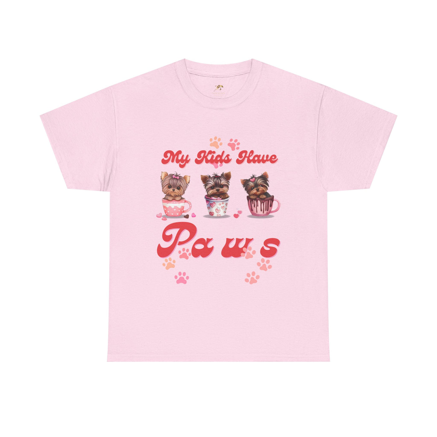 Dog Lover Unisex Tee, Animal Parent Tshirt, My Kids Have Paws Shirt, Cute Puppy Graphic Tee, Pet Owner Gift, Casual Dog Mom Dad Top - NOTALIFY