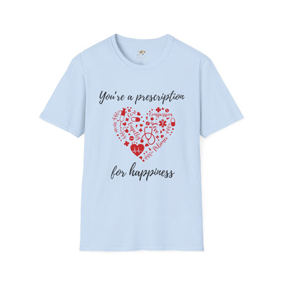 Love Prescription T-Shirt, Valentine's Day Gift, Couples Shirt, Enamorados Tee, San Valentin Apparel, Feb 14 Top - NOTALIFY