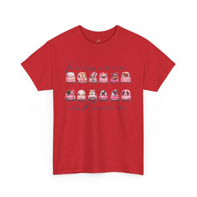 Cute Dogs Mother's Day T-Shirt, Best Things In Life Are Free, Unisex Tee, Gift For Mom, Heavy Cotton Shirt, Mother's Day Gift - NOTALIFY