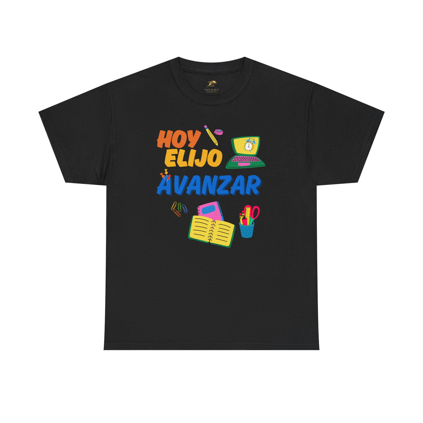 Hoy Elijo Avanzar Spanish Motivational T-Shirt | Back to School Teacher Tee | Growth Mindset Shirt | Spanish Student Gift | Unisex Tee