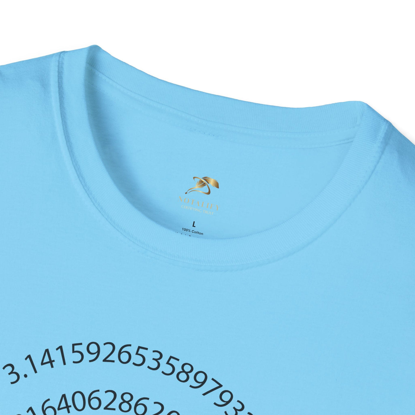 Pi Day Unisex Softstyle T-Shirt, Math Geek Gift, Irrationally Awesome 