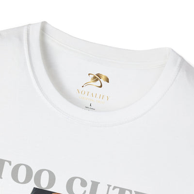 NOTALIFY Too Cute to Spook Halloween Ghost TEE | Adorable Pumpkin Lantern Tee | Cotton Short Sleeve | Fall Outfit for Kids