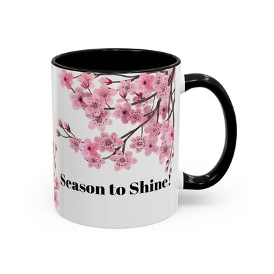 Coffee Mug, Season to Shine Design - Festive Holiday Gift, Spring Mug,