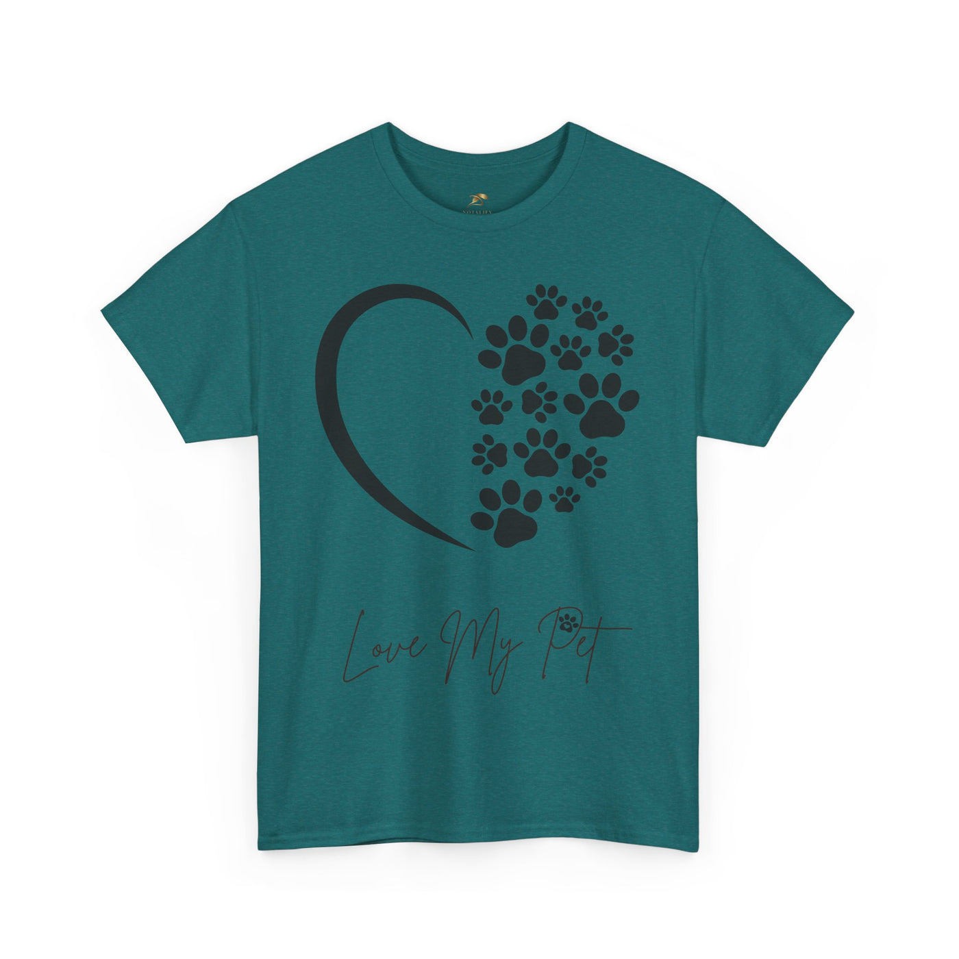 Pet Lover Unisex Heavy Cotton Tee, Love My Pet Shirt, Dog Cat Owner Gift, Animal Lover Apparel, Pet Tee - NOTALIFY