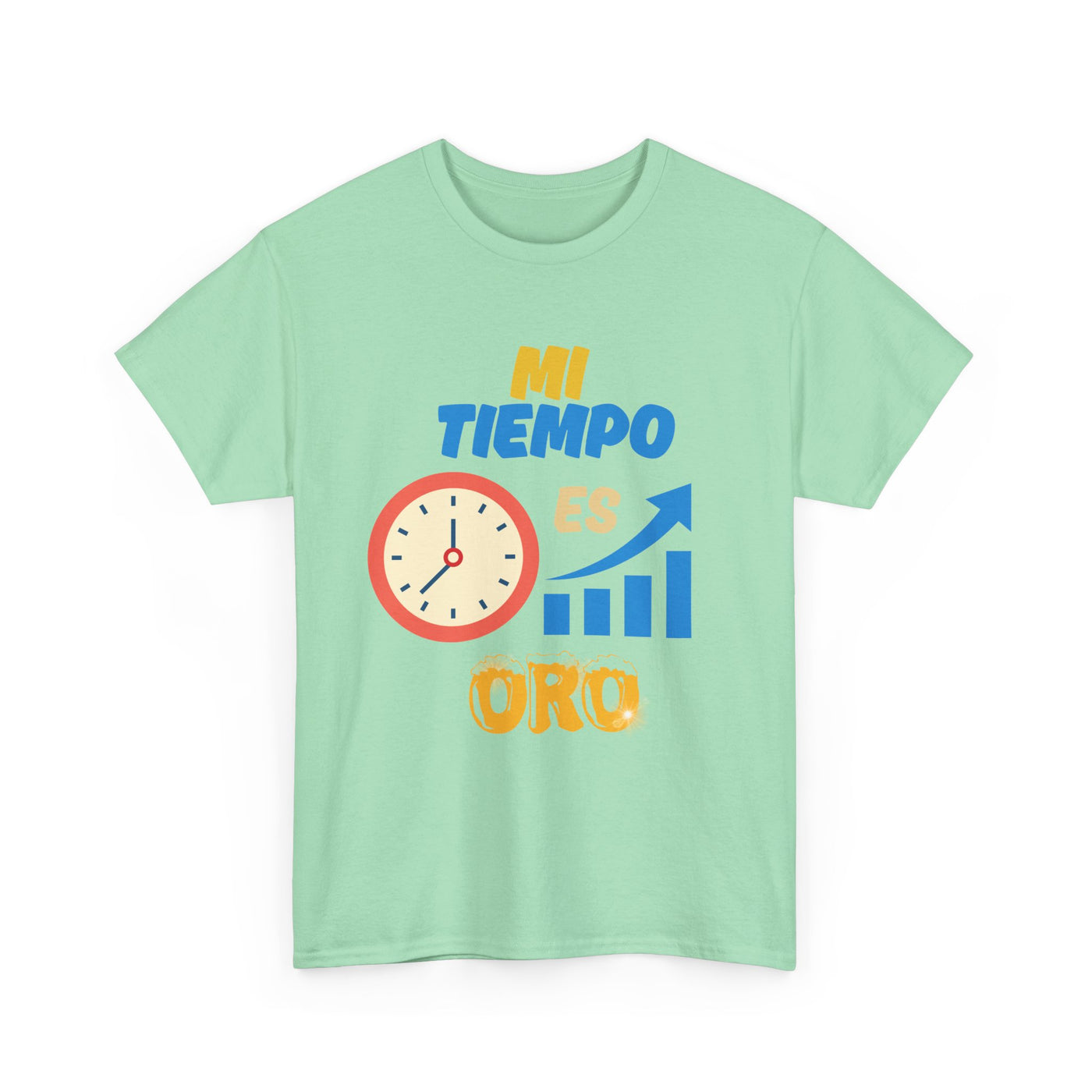 Mi Tiempo Es Oro Spanish Productivity T-Shirt | Time Management Motivational Tee | Entrepreneur Shirt | Focus and Hustle Shirt | Unisex