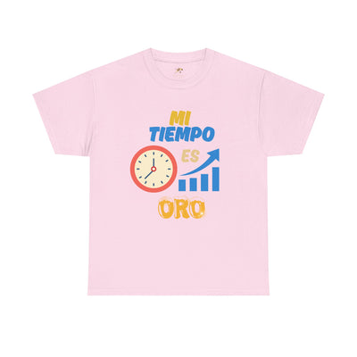 Mi Tiempo Es Oro Spanish Productivity T-Shirt | Time Management Motivational Tee | Entrepreneur Shirt | Focus and Hustle Shirt | Unisex