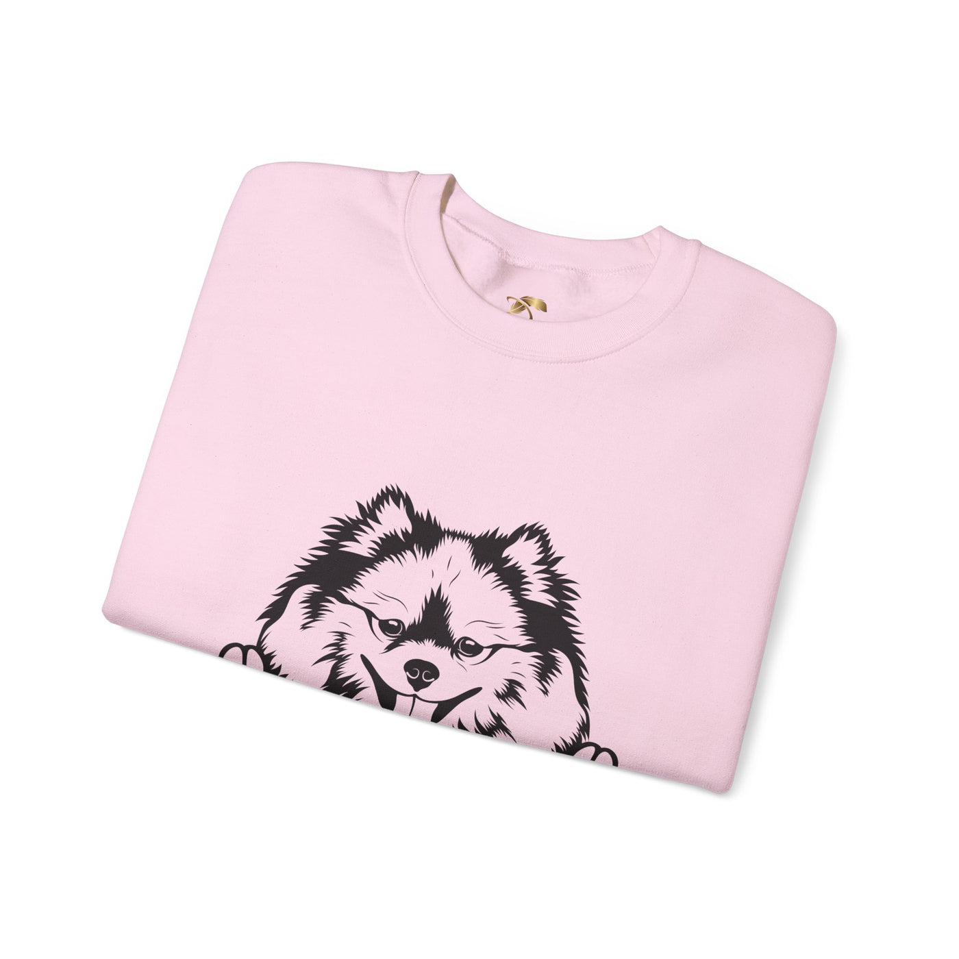 Pomeranian Lover Sweatshirt, Pet's Name Personalized Gift Idea, Pomeranian Dog Owner Apparel, Custom Dog Paw Print Jumper, Comfy Crewneck - NOTALIFY