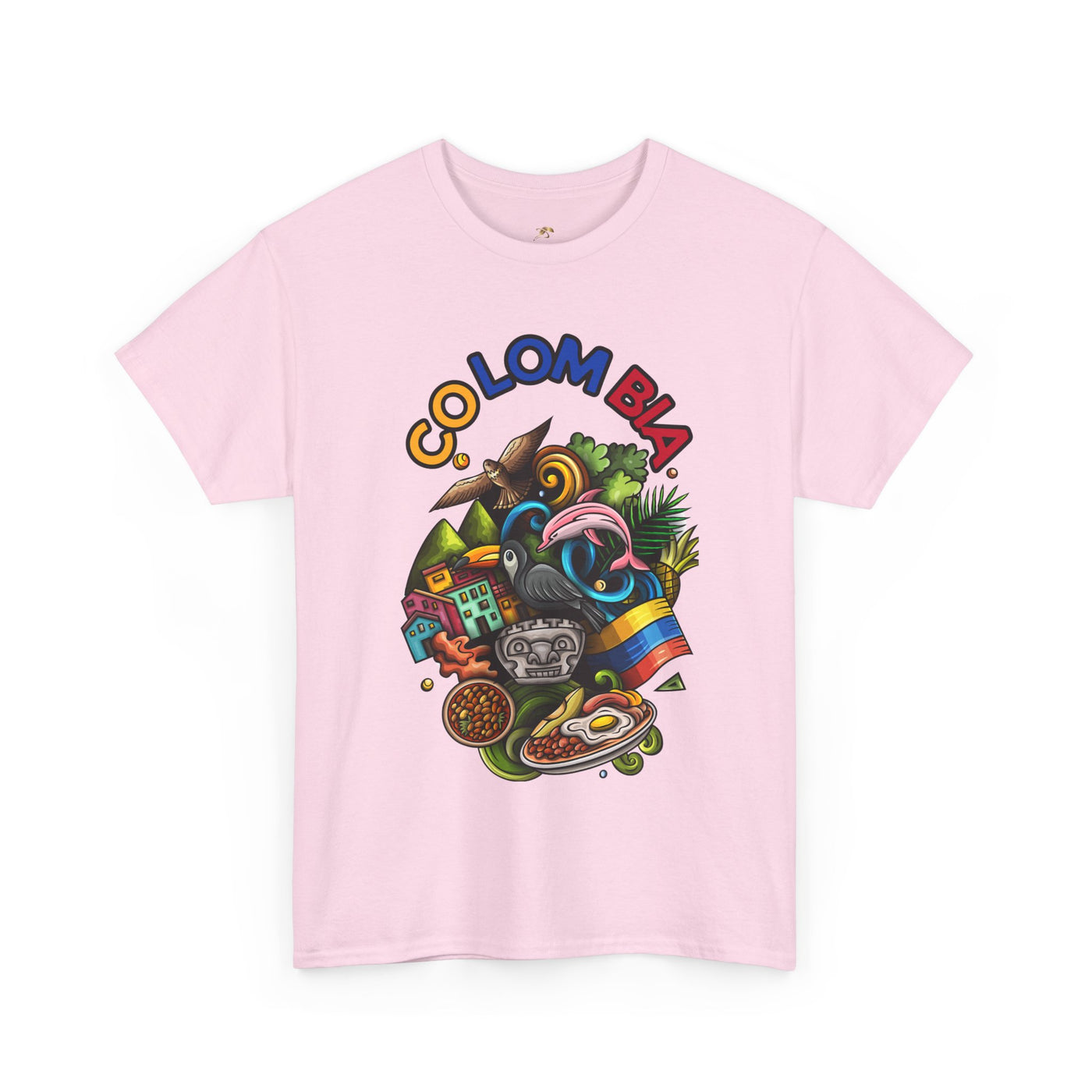 Colorful Unisex Heavy Cotton Tee with Joyful Message, Fun T-Shirt, Casual Wear, Gift for Friends, Summer Vibes, Festival Apparel - NOTALIFY