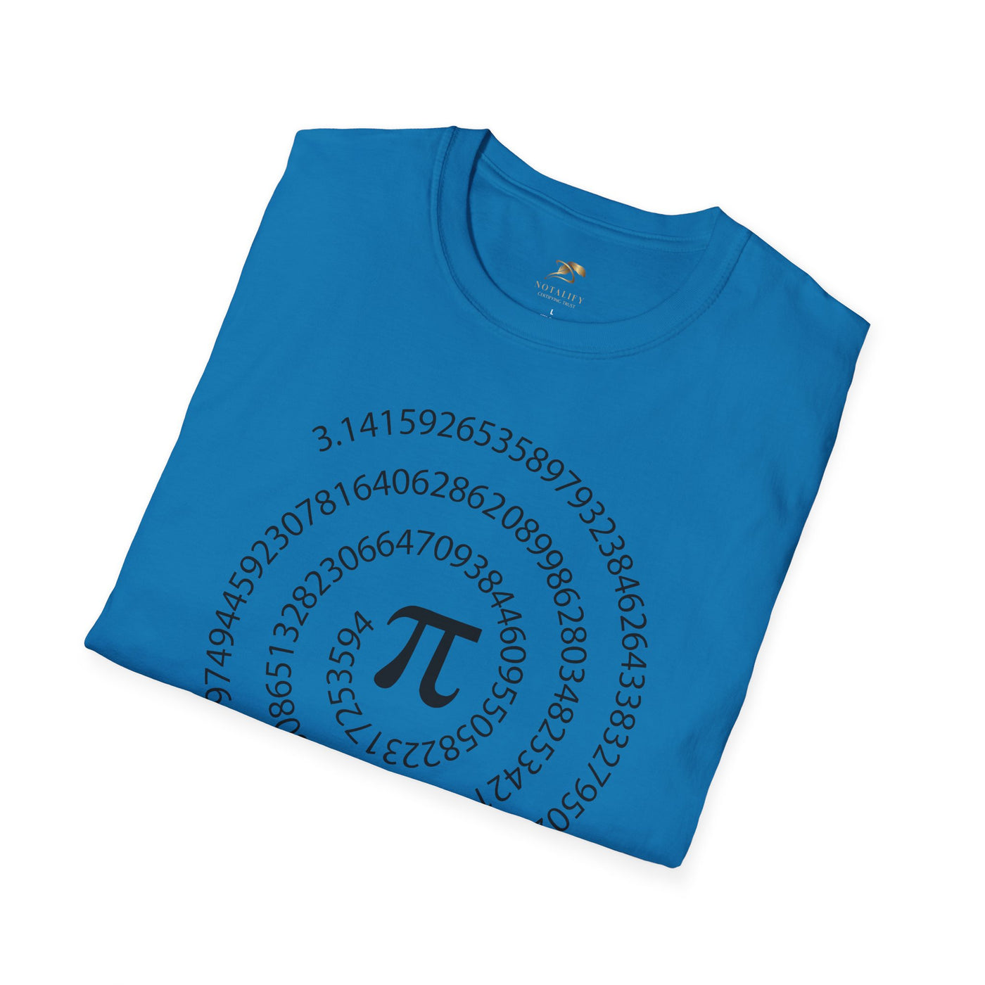 Pi Day Unisex Softstyle T-Shirt, Math Geek Gift, Irrationally Awesome Tee, March 14 Celebration Shirt, Mathematics Lover Top - NOTALIFY