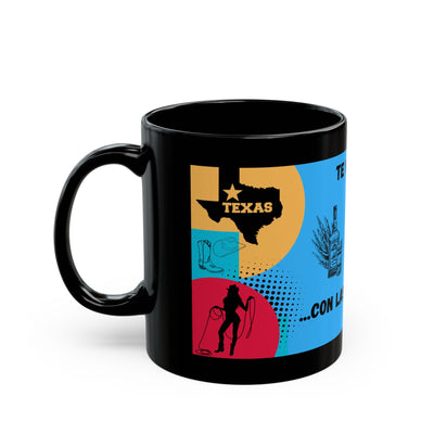 Fun Black Mug, Texas vs Miami Theme, Perfect Gift for Coffee Lovers, Birthday, Parties, Moving to Texas, Leaving Miami, Texas - NOTALIFY