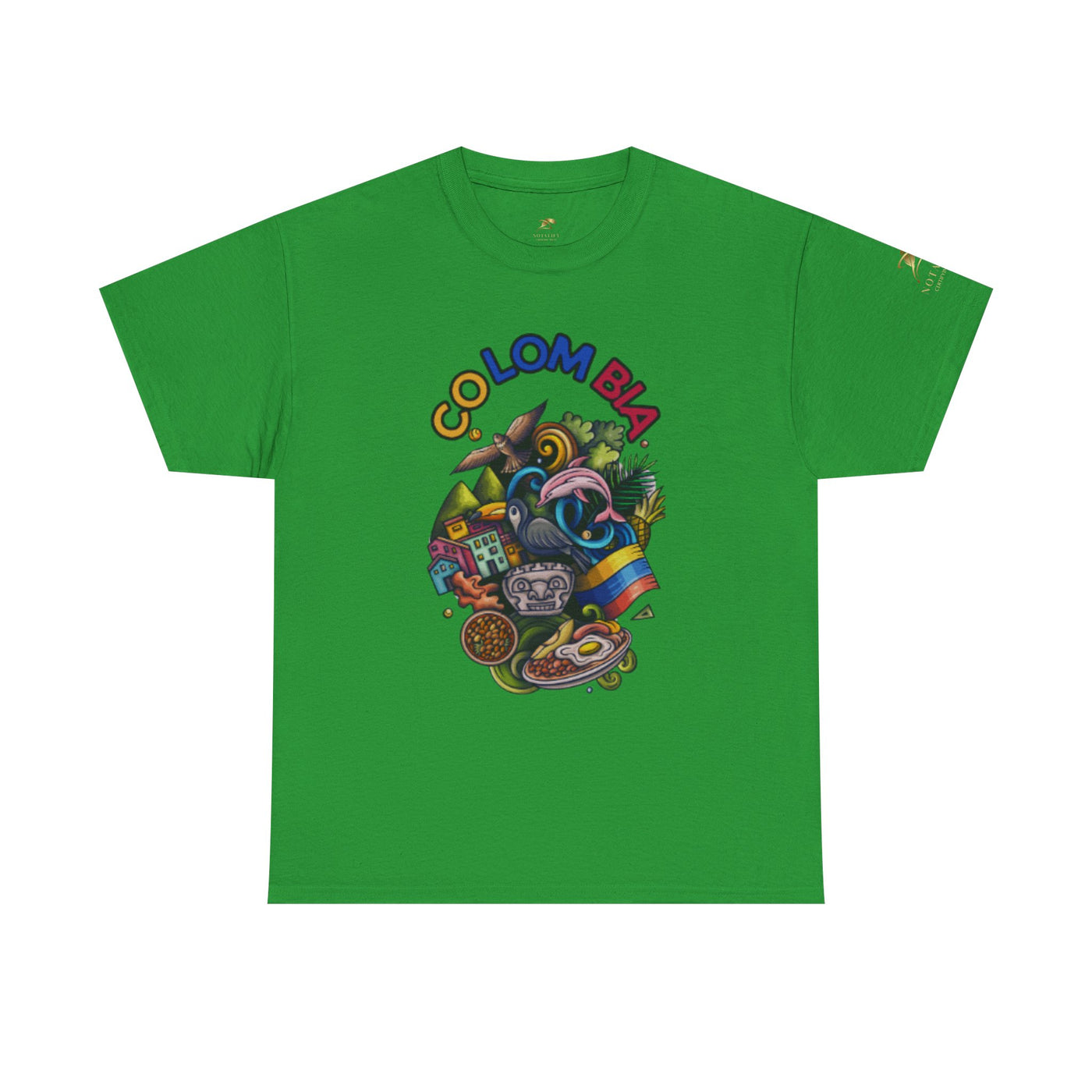 Colorful Unisex Heavy Cotton Tee with Joyful Message, Fun T-Shirt, Casual Wear, Gift for Friends, Summer Vibes, Festival Apparel - NOTALIFY