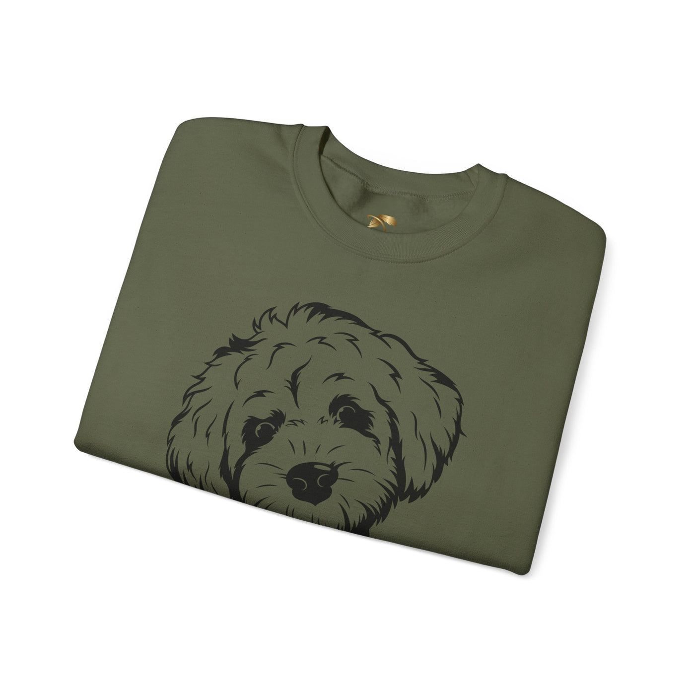 Poodle Dog Lover Sweatshirt, Pet's Name Personalized Gift Idea, Poodle Dog Owner Apparel, Custom Dog Paw Print Jumper, Comfy Crewneck - NOTALIFY