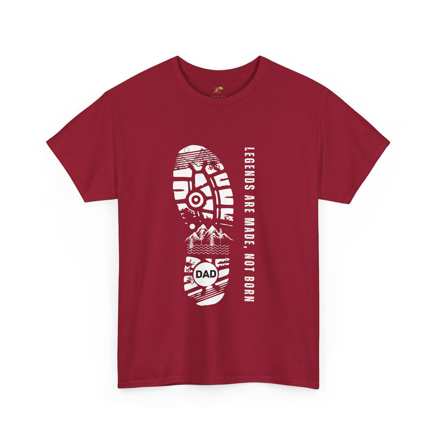 Legends Are Made Not Born Dad Shirt | Fathers Day Gift | Inspirational Daddy T-Shirt | Legendary Dad Tee | Gift for Father Husband Grandpa