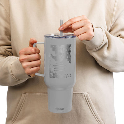 Floral Insulated Tumbler, Custom Drinkware for Moms - Personalized 40oz Gift for Birthdays, Mother's Day, Special Occasions, Engraving - NOTALIFY