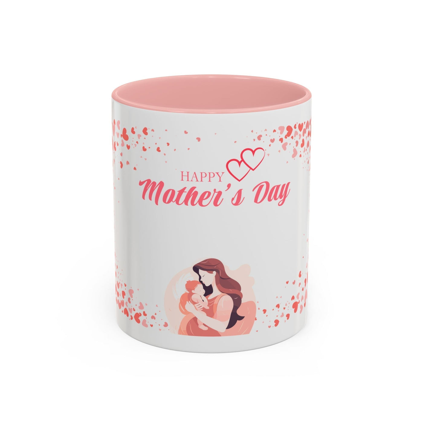 Cute Hearts Mug – Mother's Day Gift for Mom, Tea & Coffee Cup