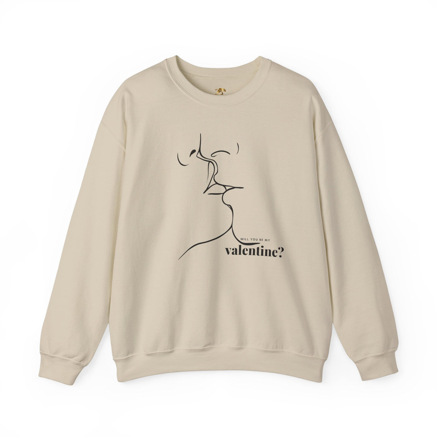 Valentines Couples KISSING Unisex Sweatshirt, Heart Fixed Enamorados, Sexy Romantic Gift, Will you be my VALENTINES, Valentines Day - NOTALIFY