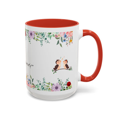 Mug, Inspirational Ceramic Cup w/ Flower Design, Bloom where you are planted, Gift for her/him, Quote Tea Mug, Home Office Decor, - NOTALIFY