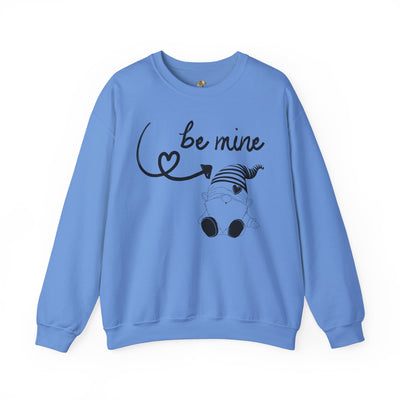 BE MINE Gnome Unisex Sweatshirt, Warm Crewneck Jumper, Comfy Pullover,