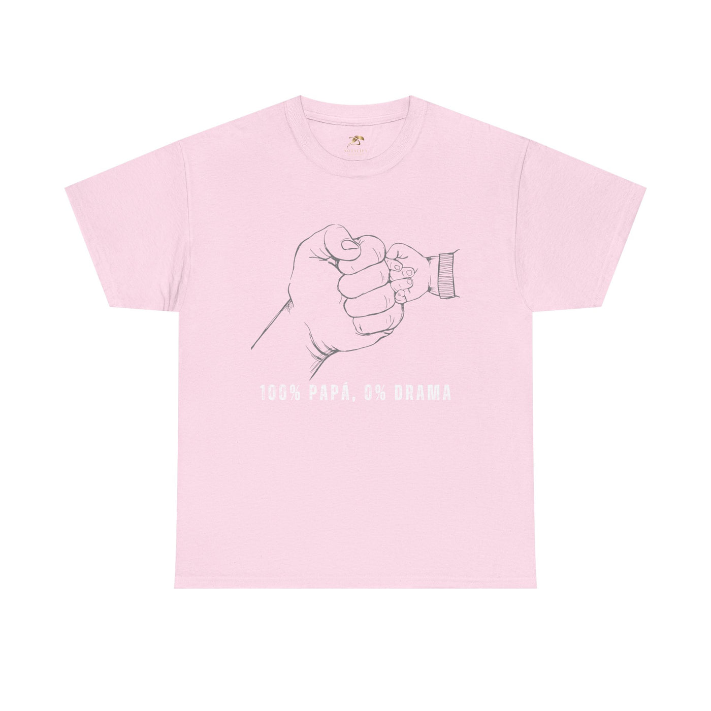 100 Percent Papá 0 Percent Drama Shirt | Funny Spanish Dad Tee | Fathers Day Gift for Dad| Cool Latino Dad Shirt | Parent Humor Graphic Tee