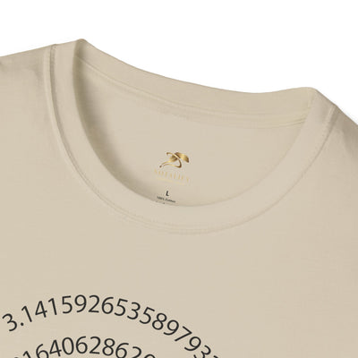 Pi Day Unisex Softstyle T-Shirt, Math Geek Gift, Irrationally Awesome 