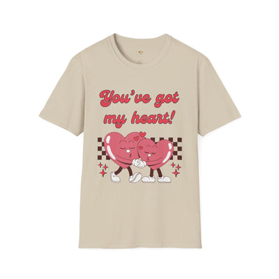 Heart Graphic Tee, Valentine's Day T-Shirt, Love Quote Shirt, Unisex Softstyle Top, Heart Design Tee, Valentine's Day Gift - NOTALIFY