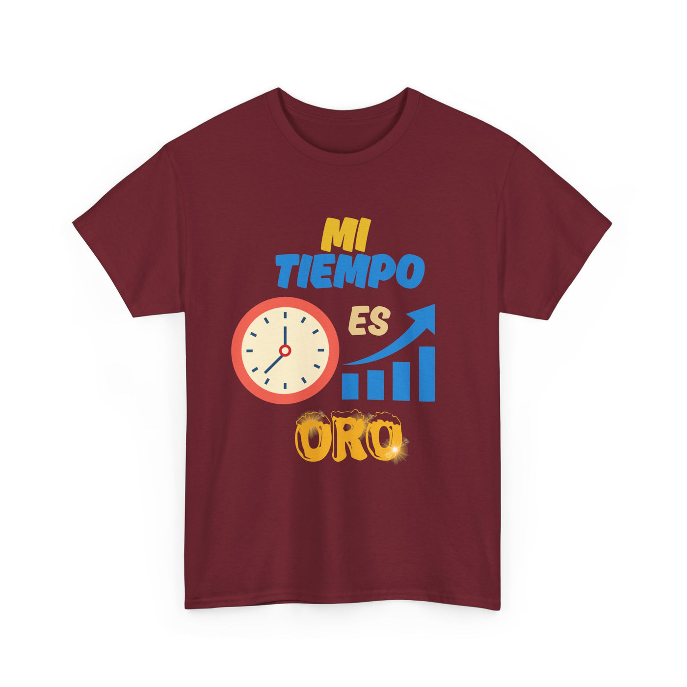Mi Tiempo Es Oro Spanish Productivity T-Shirt | Time Management Motivational Tee | Entrepreneur Shirt | Focus and Hustle Shirt | Unisex