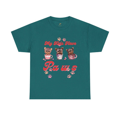Dog Lover Unisex Tee, Animal Parent Tshirt, My Kids Have Paws Shirt, Cute Puppy Graphic Tee, Pet Owner Gift, Casual Dog Mom Dad Top - NOTALIFY