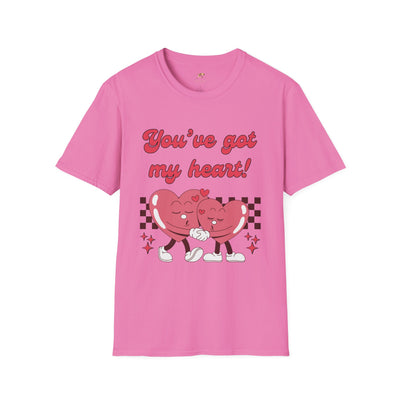 Heart Graphic Tee, Valentine's Day T-Shirt, Love Quote Shirt, Unisex Softstyle Top, Heart Design Tee, Valentine's Day Gift - NOTALIFY