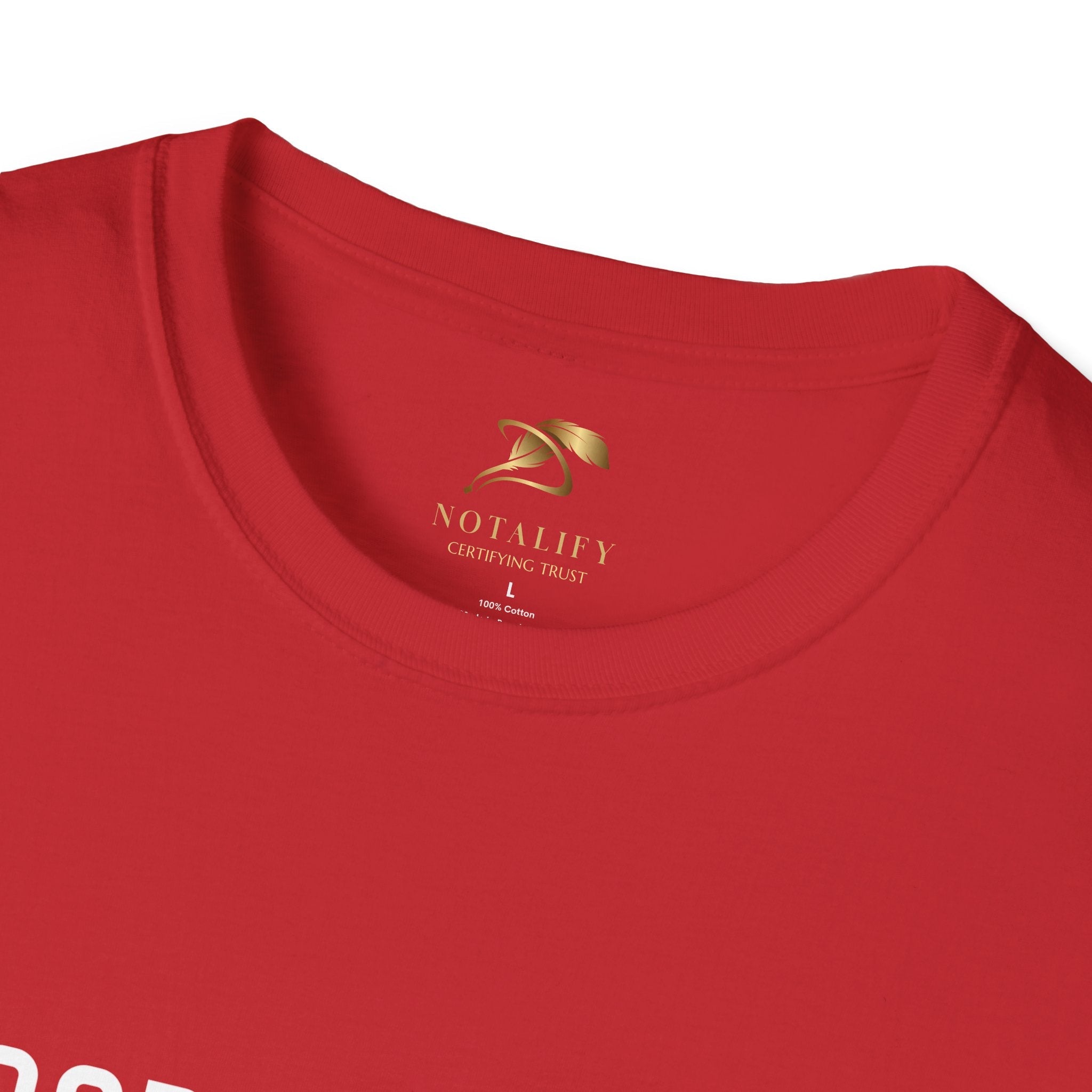 Unisex Patriotic Party T-Shirt in red, perfect for 4th of July celebrations and casual summer wear.