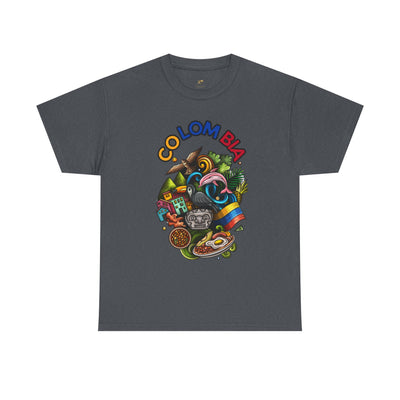 Colorful Unisex Heavy Cotton Tee with Joyful Message, Fun T-Shirt, Casual Wear, Gift for Friends, Summer Vibes, Festival Apparel - NOTALIFY