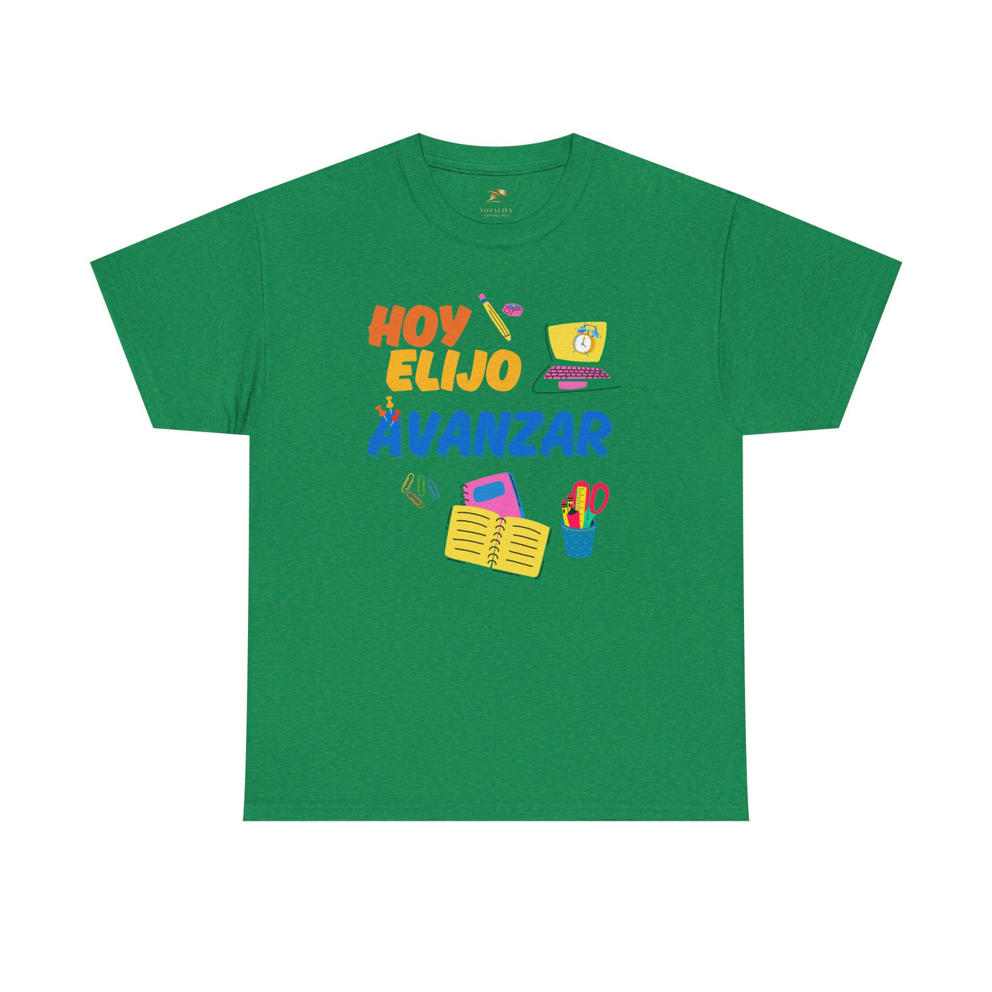 Hoy Elijo Avanzar Spanish Motivational T-Shirt | Back to School Teacher Tee | Growth Mindset Shirt | Spanish Student Gift | Unisex Tee