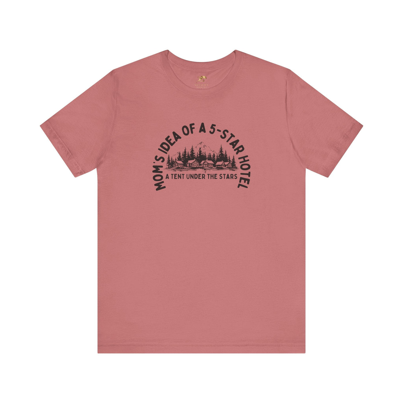 Mom's 5-Star Hotel Camping Tee, Unisex Comfort Shirt, Nature Lover Gif